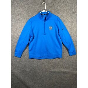 Nike Golf Whistling Straits‎ Pullover 1/4 Zip Blue Mens Size Large